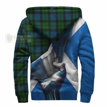 MacKay (McKay) Tartan Sherpa Hoodie with Family Crest Scotland Patriotic Style