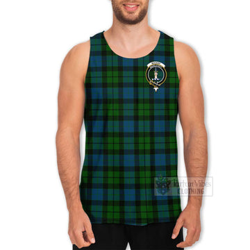 MacKay (McKay) Tartan Men's Tank Top with Family Crest Celtic Skull Style