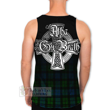 MacKay (McKay) Tartan Men's Tank Top Featuring Alba Gu Brath Family Crest Celtic Inspired