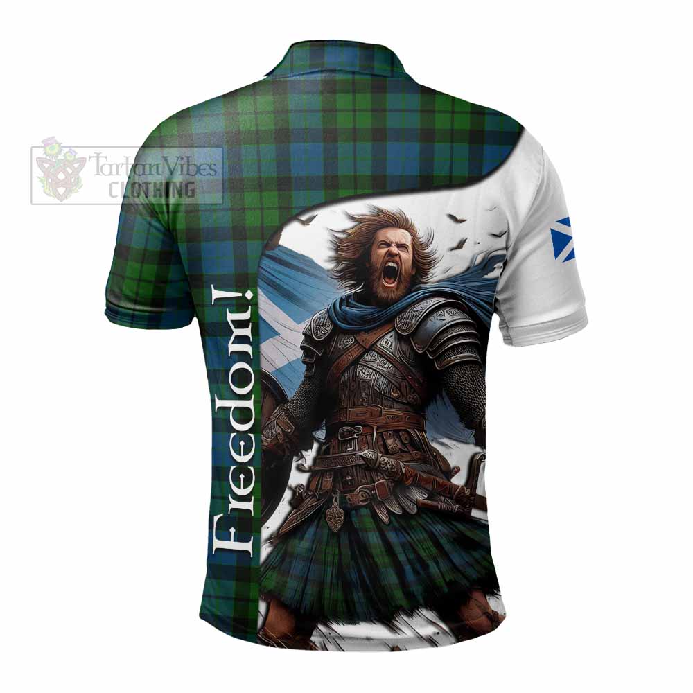 Tartan Vibes Clothing MacKay (McKay) Crest Tartan Polo Shirt Inspired by the Freedom of Scottish Warrior