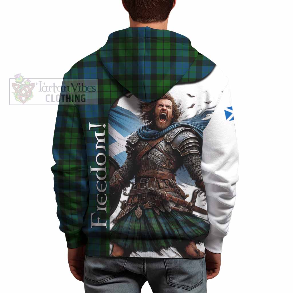 Tartan Vibes Clothing MacKay (McKay) Crest Tartan Hoodie Inspired by the Freedom of Scottish Warrior