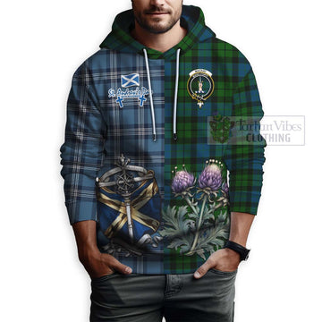 MacKay (McKay) Tartan Hoodie Happy St. Andrew's Day Half Tartan Style