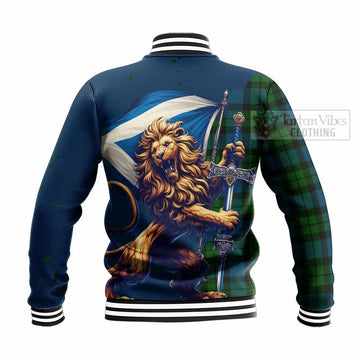 MacKay (McKay) Tartan Family Crest Baseball Jacket with Scottish Majestic Lion