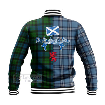 MacKay (McKay) Tartan Baseball Jacket Happy St. Andrew's Day Half Tartan Style