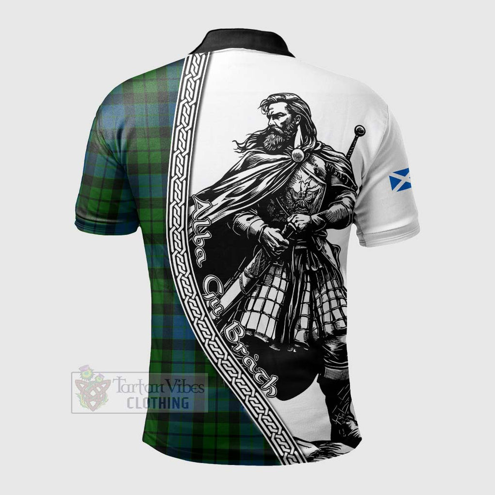 Tartan Vibes Clothing MacKay (McKay) Tartan Clan Crest Polo Shirt with Highlander Warrior Celtic Style