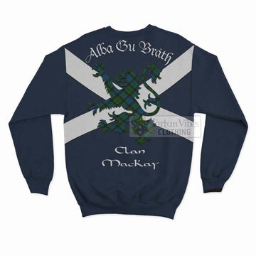 MacKay (McKay) Tartan Lion Rampant Sweatshirt  Proudly Display Your Heritage with Alba Gu Brath and Clan Name