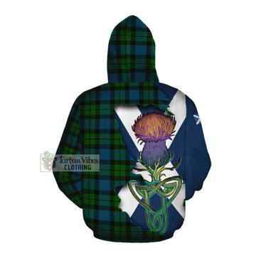 MacKay (McKay) Tartan Family Crest Cotton Hoodie Scottish Thistle Celtic Inspired Pullover Hoodie - Tartan Vibes Clothing