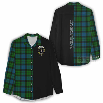 MacKay (McKay) Tartan Women's Casual Shirt with Family Crest and Half Of Me Style