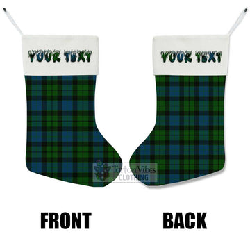 MacKay (McKay) Tartan Christmas Stocking with Personalized Text