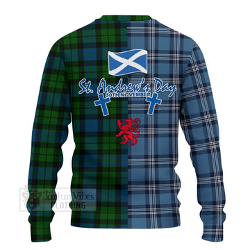 MacKay (McKay) Tartan Knitted Sweater Happy St. Andrew's Day Half Tartan Style