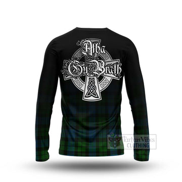 MacKay (McKay) Tartan Long Sleeve T-Shirt Featuring Alba Gu Brath Family Crest Celtic Inspired