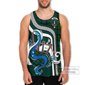 MacKay (McKay) Tartan Men's Tank Top with Epic Bagpipe Style