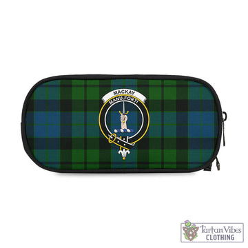 MacKay (McKay) Tartan Pen and Pencil Case with Family Crest