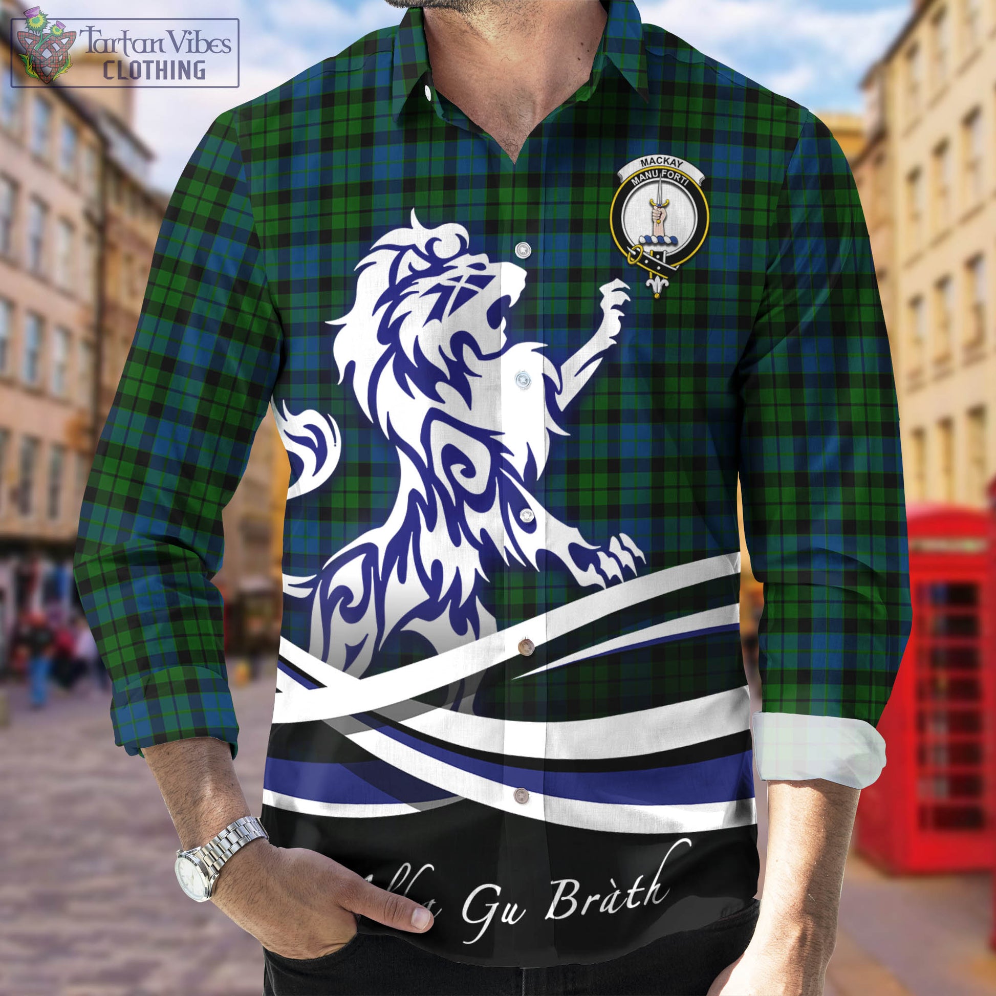 mackay-modern-tartan-long-sleeve-button-up-shirt-with-alba-gu-brath-regal-lion-emblem