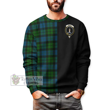 MacKay (McKay) Tartan Sweatshirt with Family Crest and Half Of Me Style