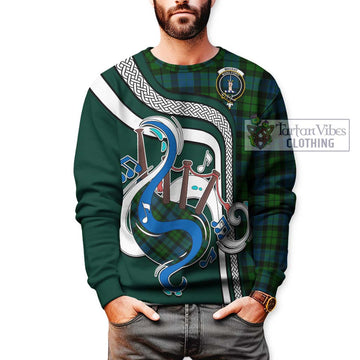 MacKay (McKay) Tartan Sweatshirt with Epic Bagpipe Style