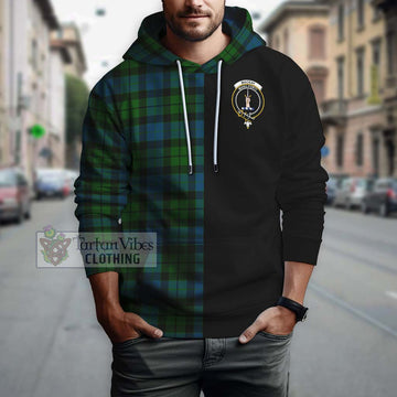 MacKay (McKay) Tartan Hoodie with Family Crest and Half Of Me Style