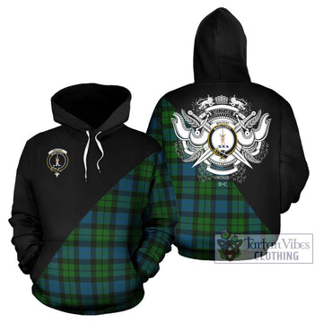 MacKay (McKay) Tartan Hoodie with Family Crest and Military Logo Style