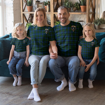 MacKay (McKay) Tartan T-Shirt with Family Crest