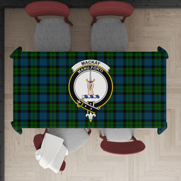 MacKay (McKay) Tartan Tablecloth with Family Crest