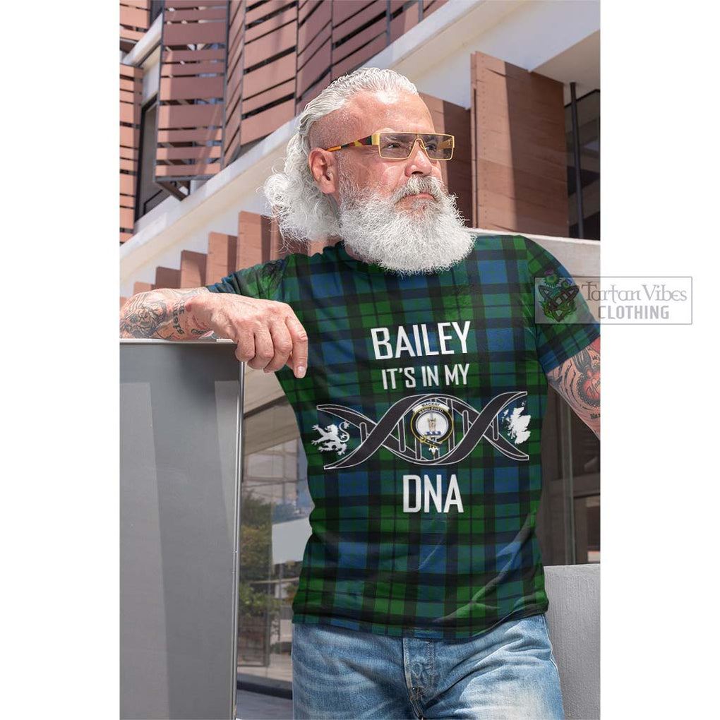 Tartan Vibes Clothing MacKay Modern Tartan Cotton T-shirt with Family Crest DNA In Me Style