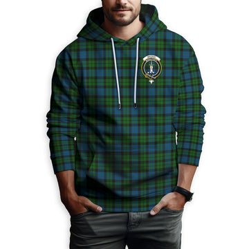 MacKay (McKay) Tartan Hoodie with Family Crest