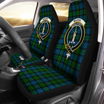 MacKay (McKay) Tartan Car Seat Cover with Family Crest