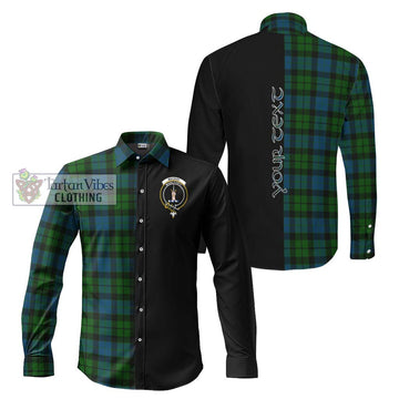 MacKay (McKay) Tartan Long Sleeve Button Shirt with Family Crest and Half Of Me Style