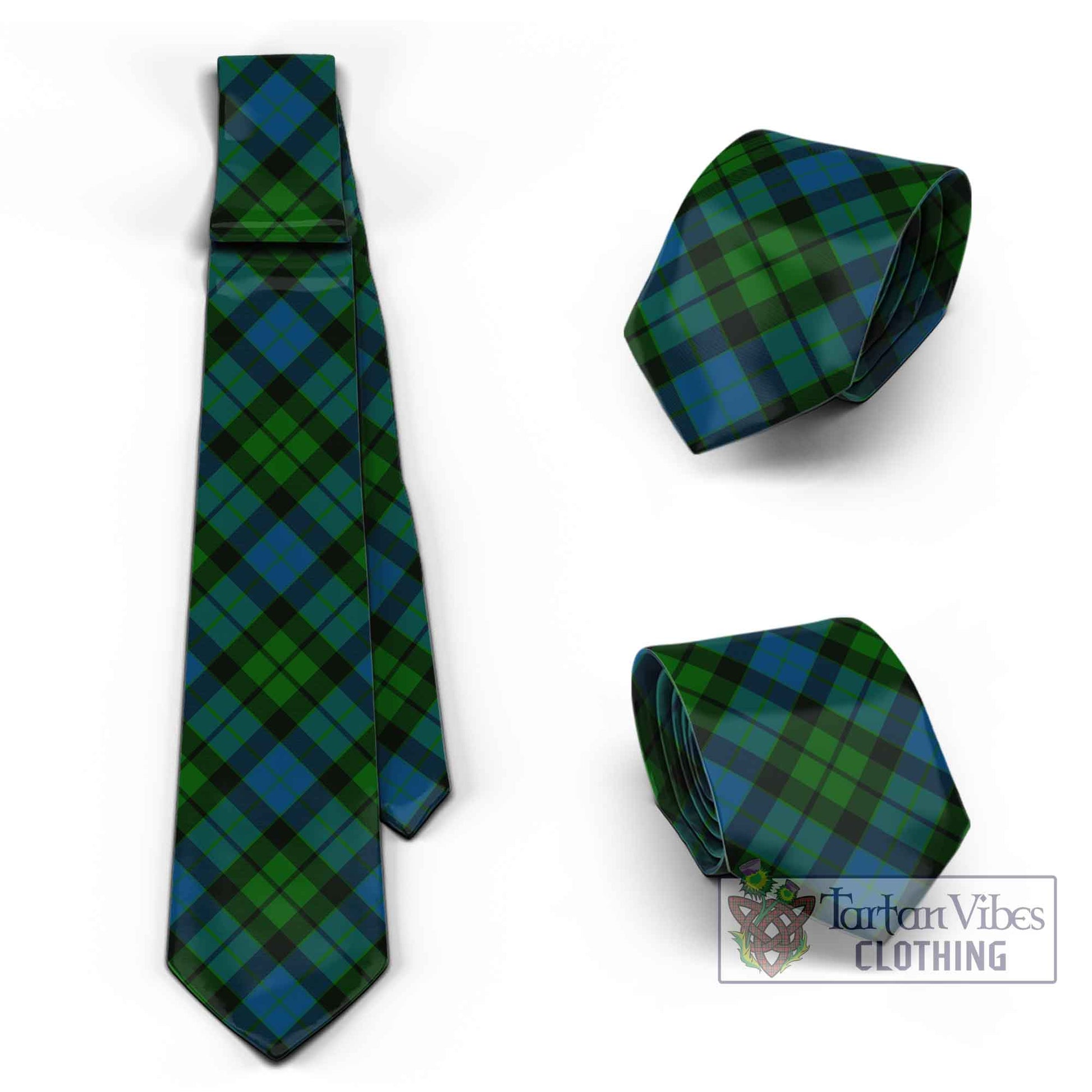 Tartan Vibes Clothing MacKay Modern Tartan Classic Necktie Cross Style