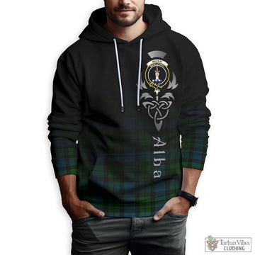 MacKay (McKay) Tartan Hoodie Featuring Alba Gu Brath Family Crest Celtic Inspired