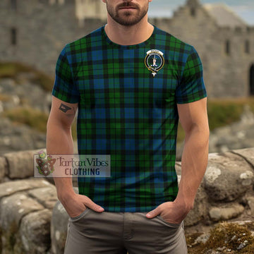 MacKay (McKay) Tartan Cotton T-Shirt with Family Crest