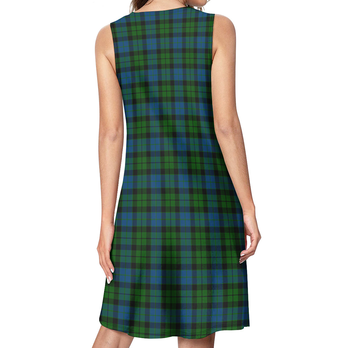 MacKay Modern Tartan Womens Casual Dresses - Tartanvibesclothing