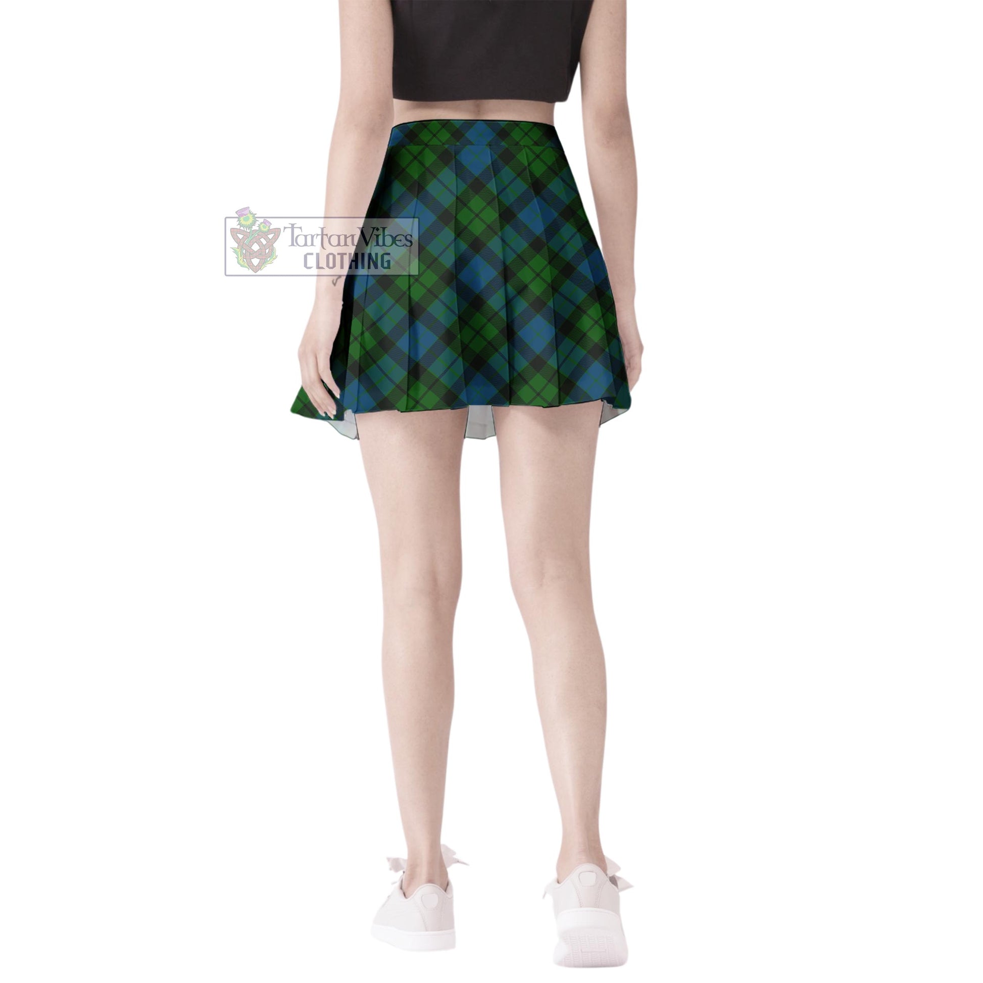 Tartan Vibes Clothing MacKay Modern Tartan Women's Plated Mini Skirt