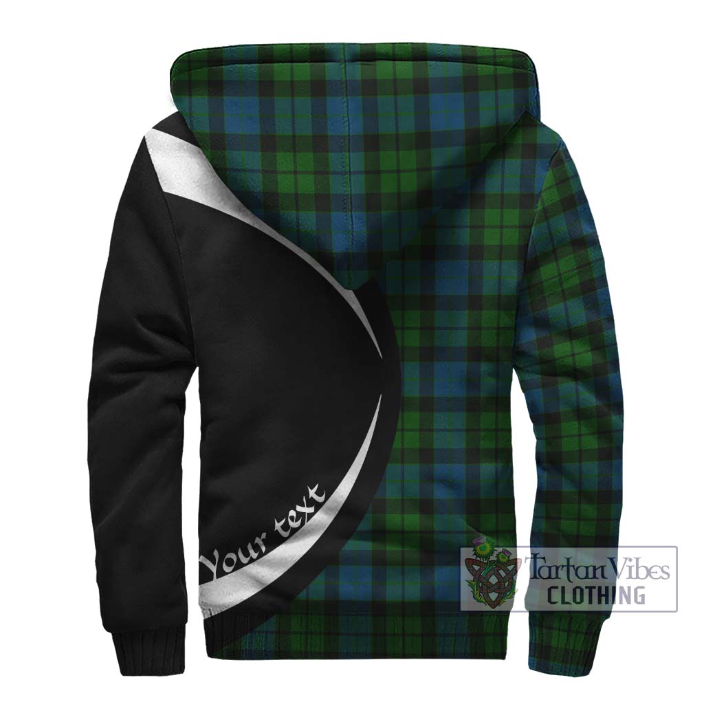 MacKay (McKay) Tartan Sherpa Hoodie with Family Crest Circle Style - Tartan Vibes Clothing