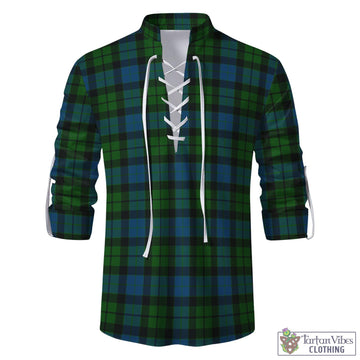 MacKay (McKay) Tartan Men's Scottish Traditional Jacobite Ghillie Kilt Shirt