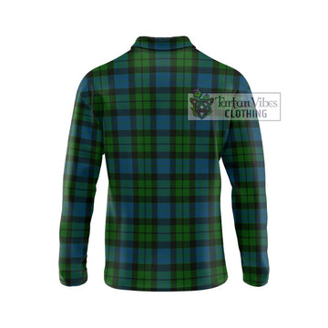 MacKay (McKay) Tartan Long Sleeve Polo Shirt with Family Crest DNA In Me Style