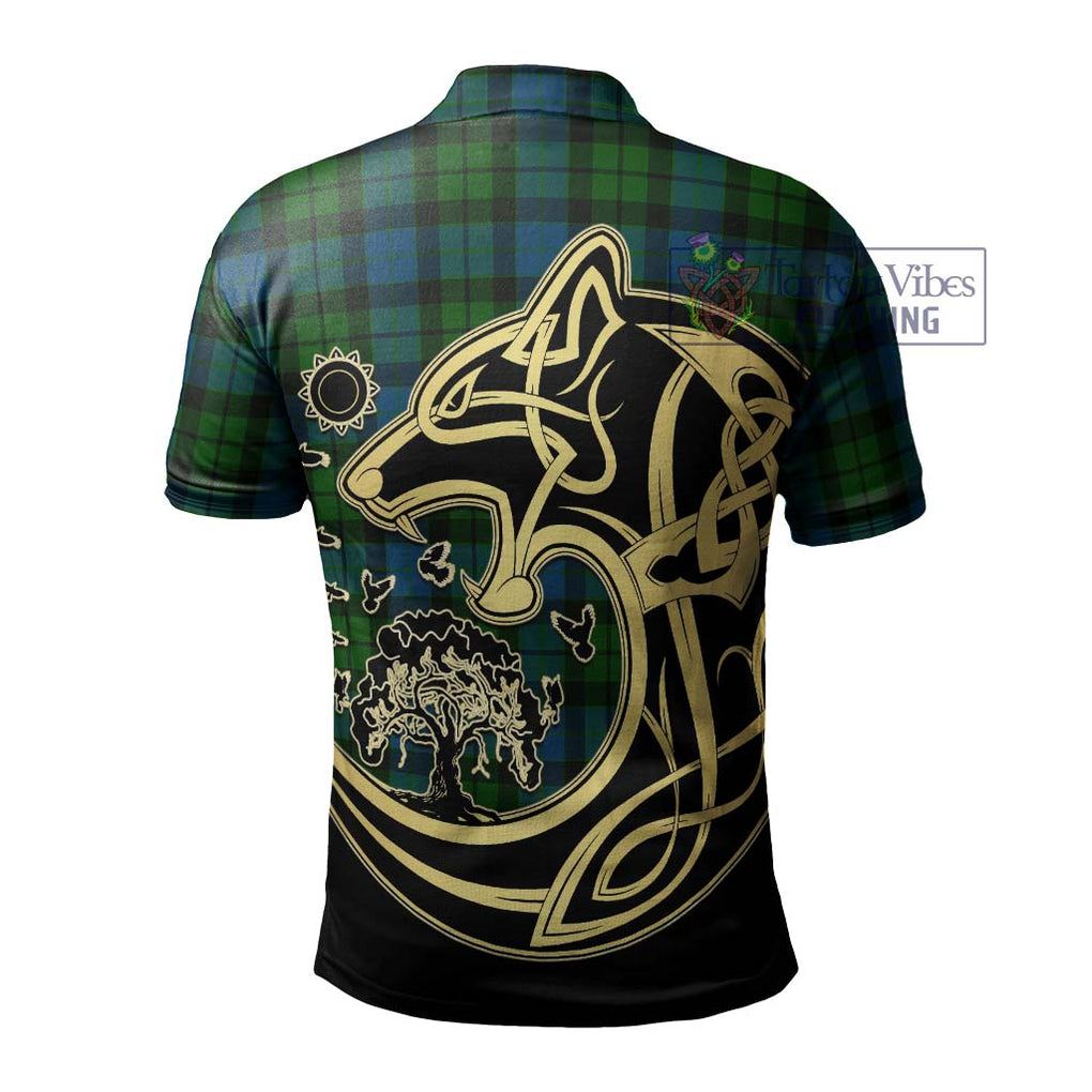 MacKay (McKay) Tartan Polo Shirt with Family Crest Celtic Wolf Style - Tartan Vibes Clothing