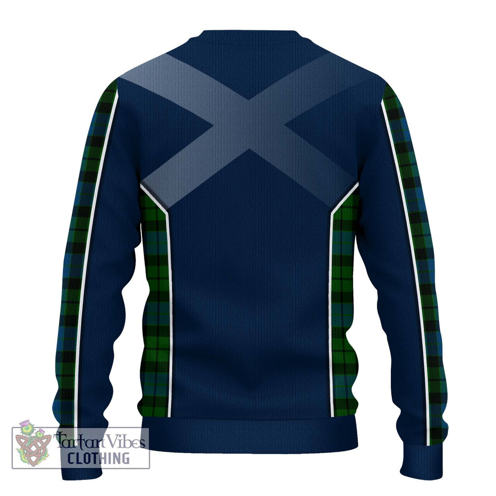 MacKay (McKay) Tartan Knitted Sweater with Family Crest and Lion Rampant Vibes Sport Style - Tartan Vibes Clothing