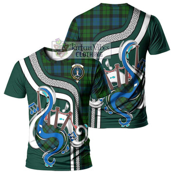 MacKay (McKay) Tartan T-Shirt with Epic Bagpipe Style