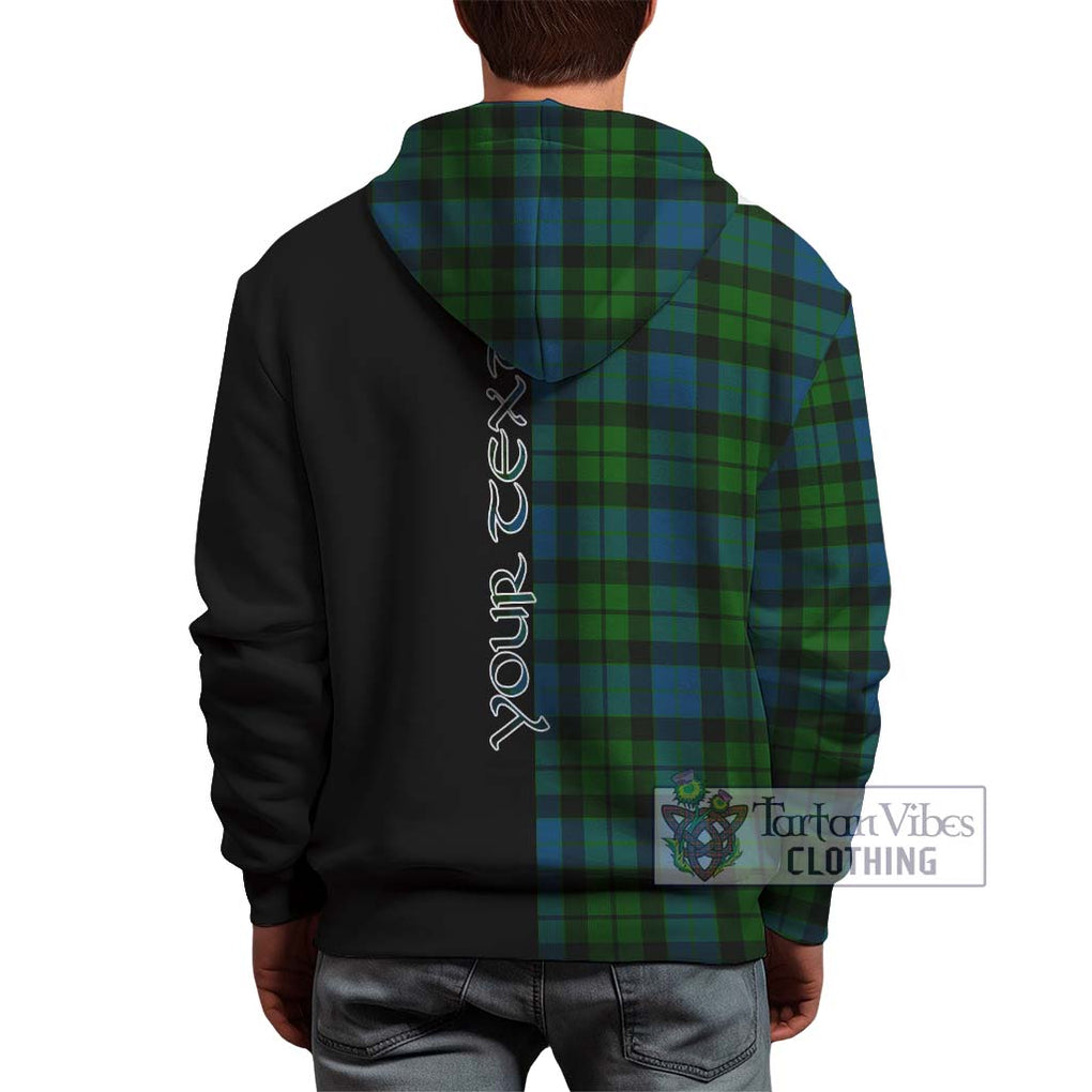 MacKay (McKay) Tartan Hoodie with Family Crest and Half Of Me Style - Tartanvibesclothing Shop