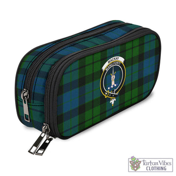 MacKay (McKay) Tartan Pen and Pencil Case with Family Crest