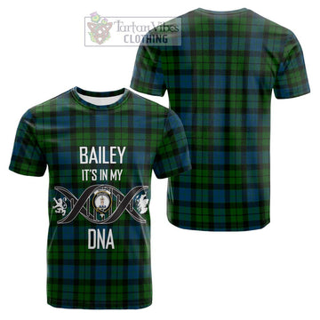 MacKay (McKay) Tartan Cotton T-shirt with Family Crest DNA In Me Style