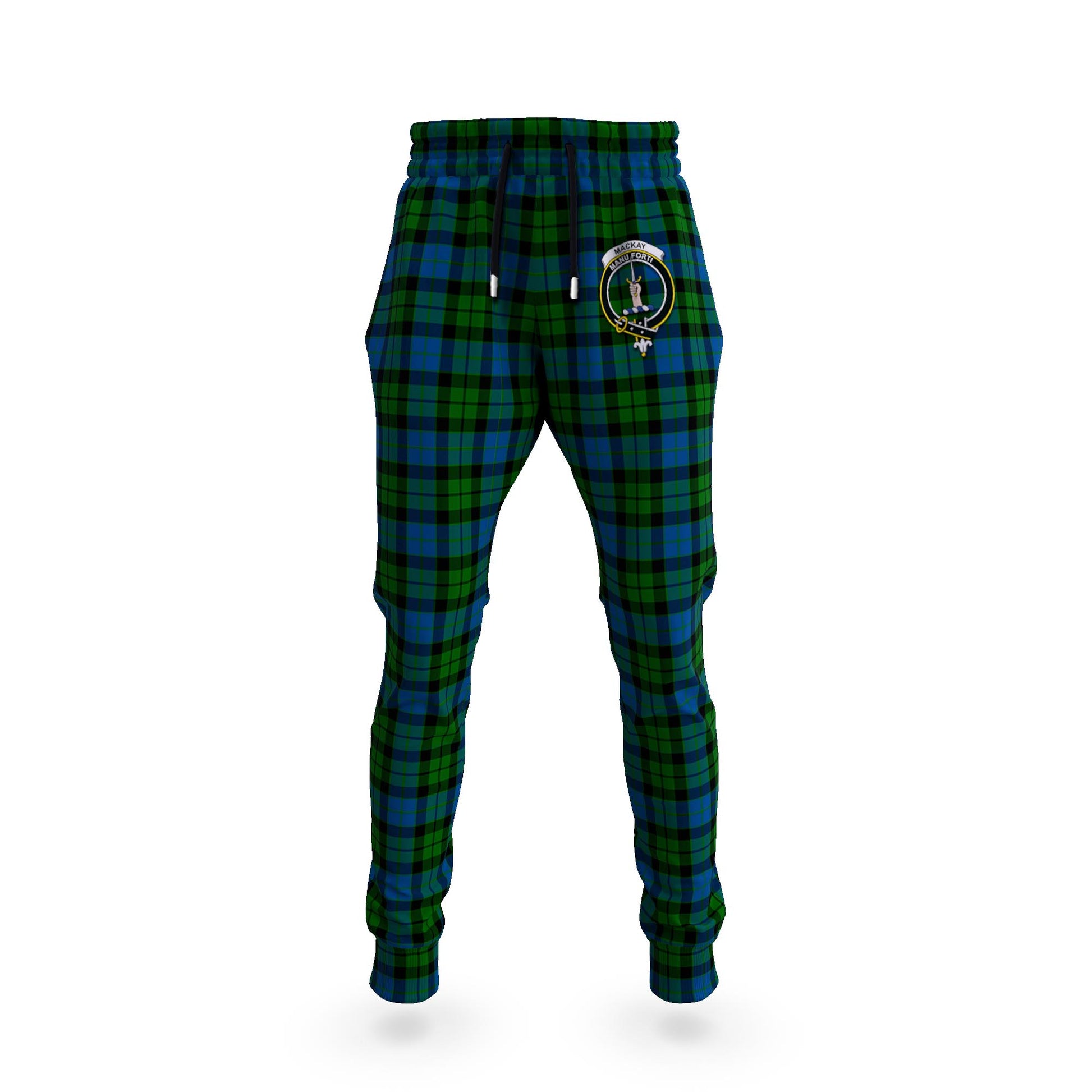 MacKay (McKay) Tartan Joggers Pants with Family Crest 5XL - Tartan Vibes Clothing