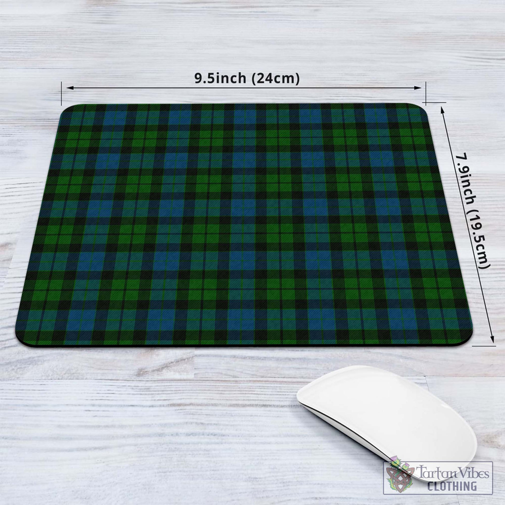 Tartan Vibes Clothing MacKay Modern Tartan Mouse Pad