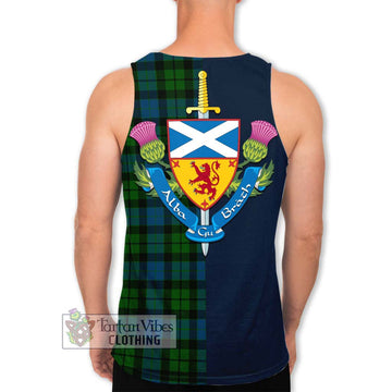 MacKay (McKay) Tartan Men's Tank Top Alba with Scottish Lion Royal Arm Half Style