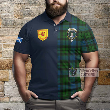 MacKay (McKay) Tartan Polo Shirt Alba with Scottish Lion Royal Arm Half Style