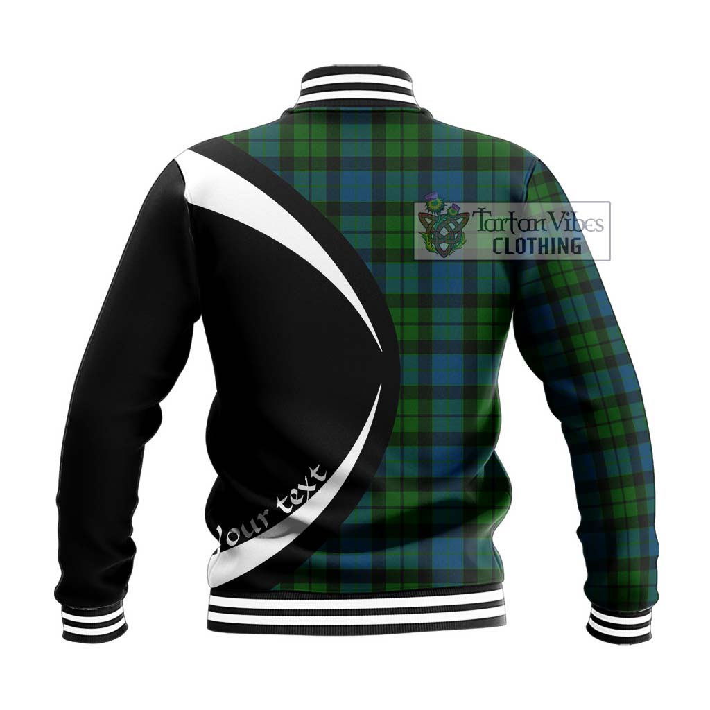 MacKay (McKay) Tartan Baseball Jacket with Family Crest Circle Style - Tartan Vibes Clothing