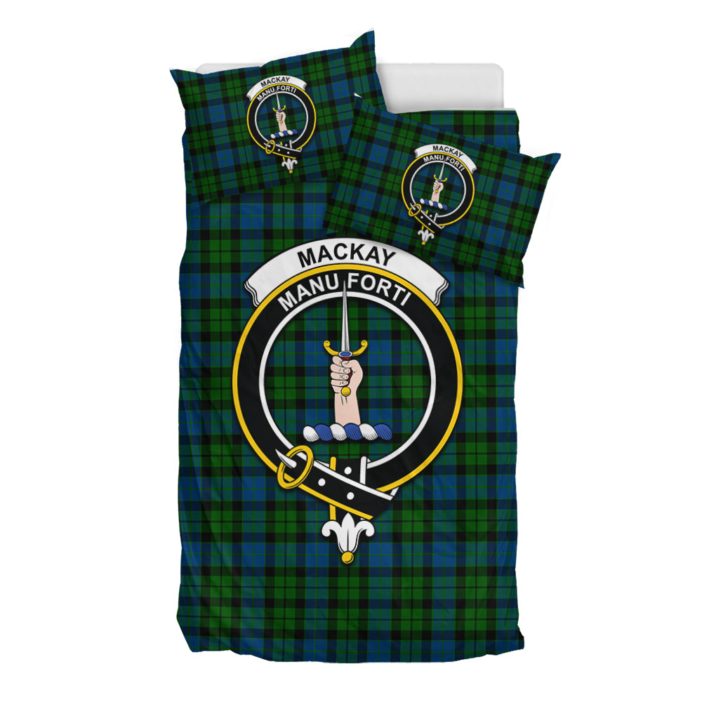 MacKay (McKay) Tartan Bedding Set with Family Crest - Tartan Vibes Clothing