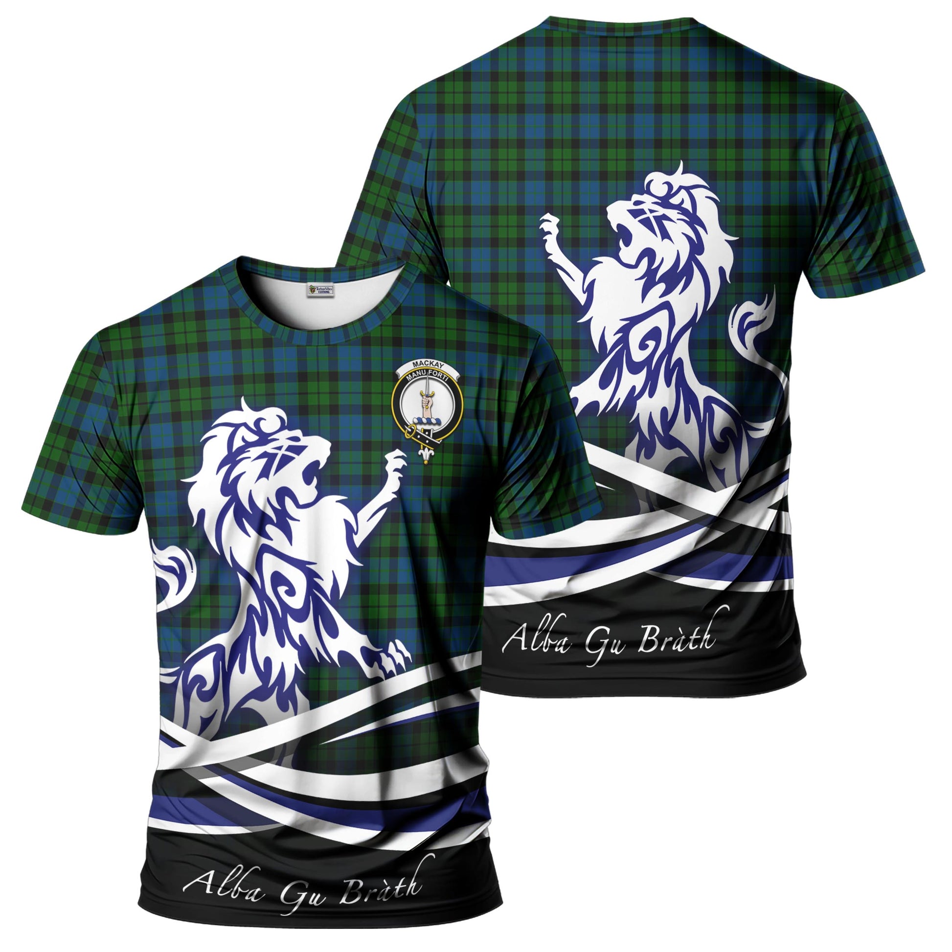 mackay-modern-tartan-t-shirt-with-alba-gu-brath-regal-lion-emblem