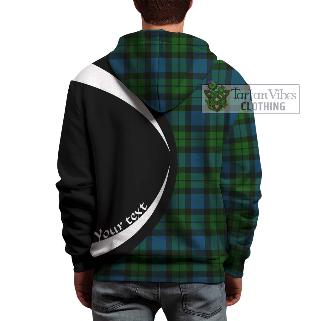 Tartan Vibes Clothing MacKay Modern Tartan Hoodie with Family Crest Circle Style